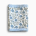 Hand Block Print Table Runner – White & Royal Blue Table Runners
