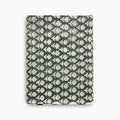 Hand Block Print Table Runner – Olive Green & Off White Table Runners