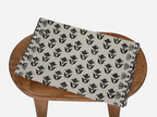 Hand Block Print Table Runner – Off White & Gray Table Runners
