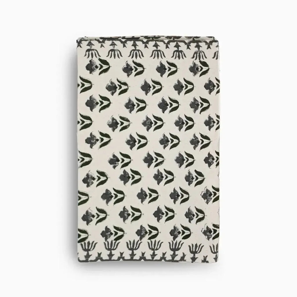 Hand Block Print Table Runner – Off White & Gray Table Runners