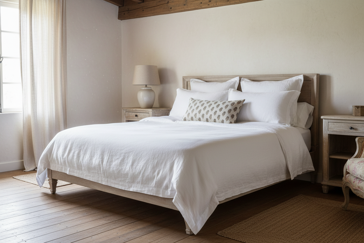 Talena Ditsy Prints Warm White Pillow Cover Pillow Covers