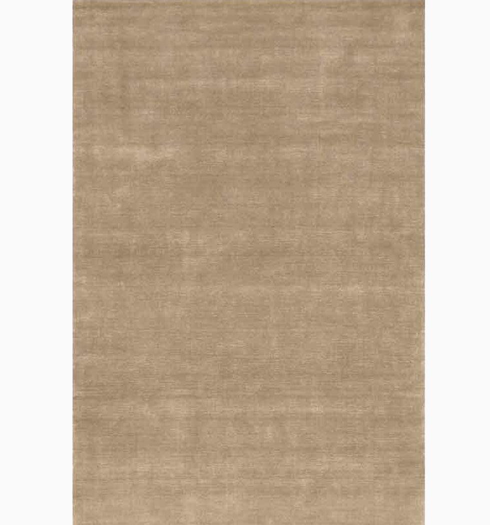 Tawny Hand-Loomed Wool Rug 4' X 6' 4' x 6' Hand Loomed