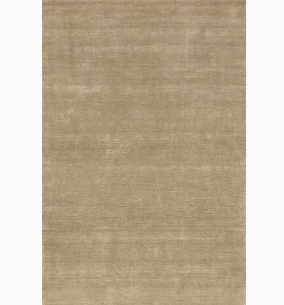 Tawny Hand-Loomed Wool Rug