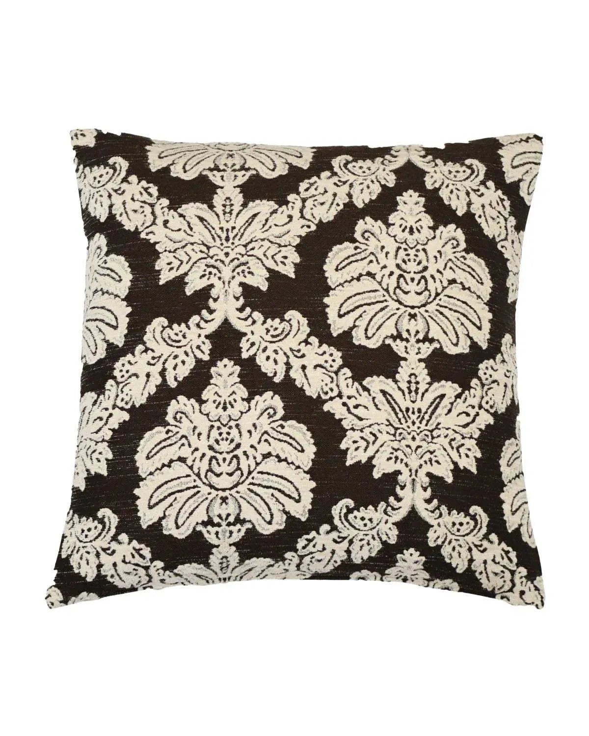 Theodora Botanical Print Deep Lava Pillow Cover 26" x 26" Double Sided Pillow Covers