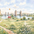 Tower Bridge Meadow Wallpaper