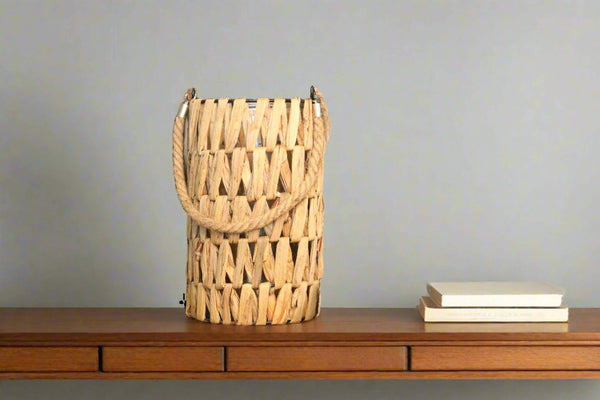 Natural Woven Lantern