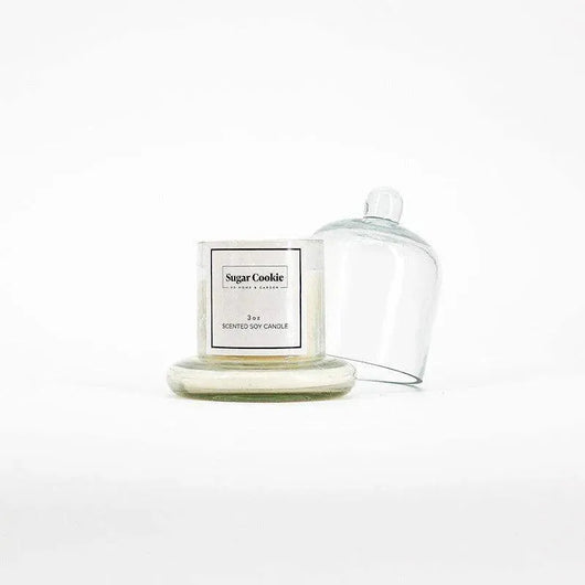 Carrie Glass Candle Cloche - Maple Village Lane