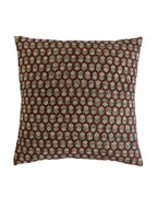 Scarlett Ditsy Prints Saddle Brown Pillow Cover Single Sided Pillow Covers