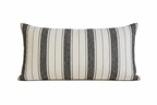 Nathaniel Stripe Ash Grey Pillow Cover Pillow Covers