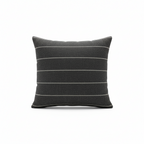 Arlo Stripe Natural Linen Pillow Cover 18" x 18" Single Sided Pillow Covers