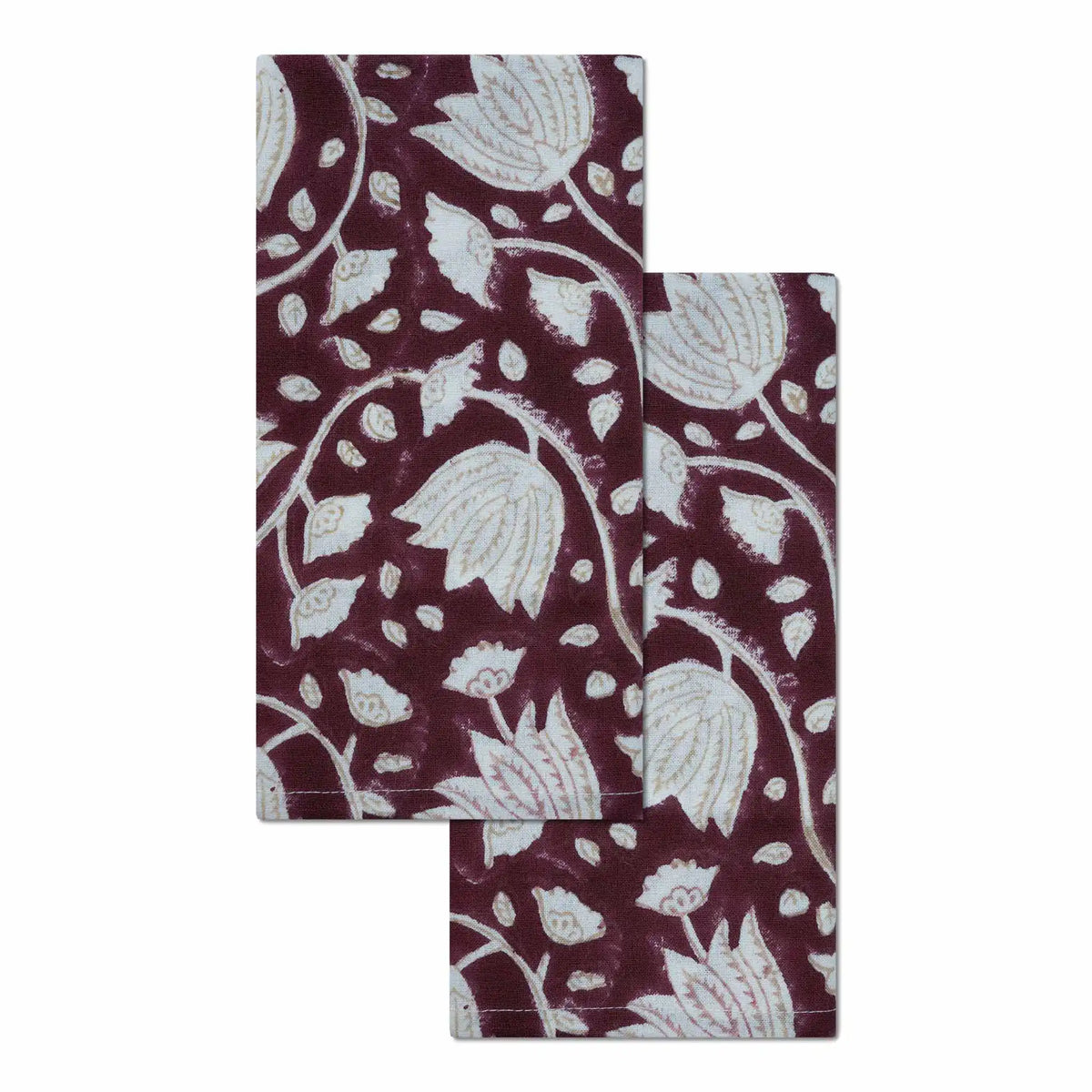 Vinea Maroon Napkin Set