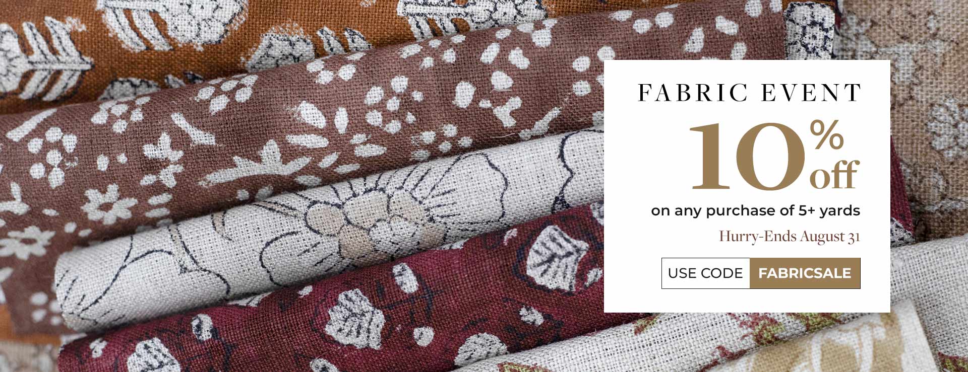 Olive & Moss Fabric | Botanical Earth Tones