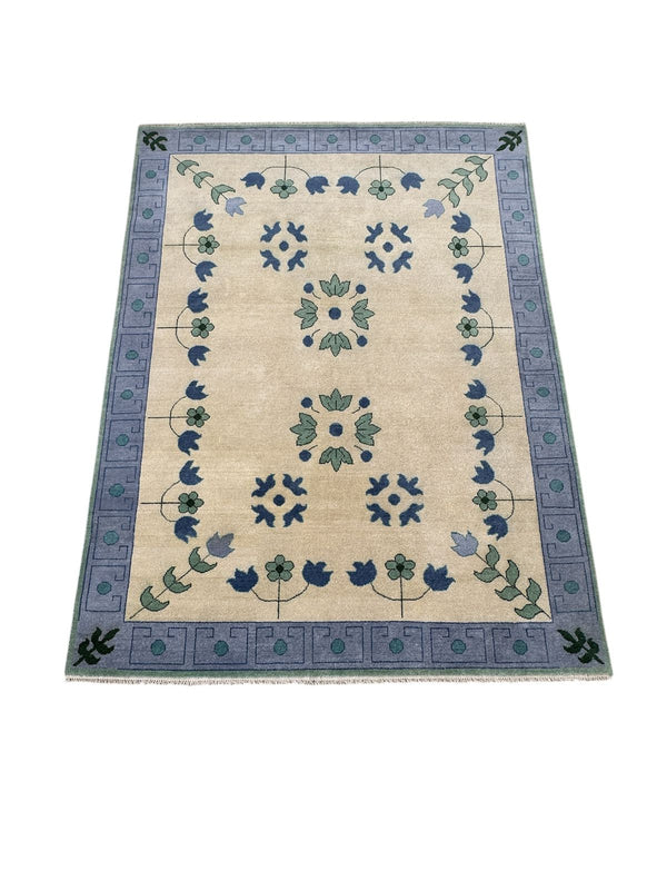 Jennifer Hand Knotted Oushak Rug