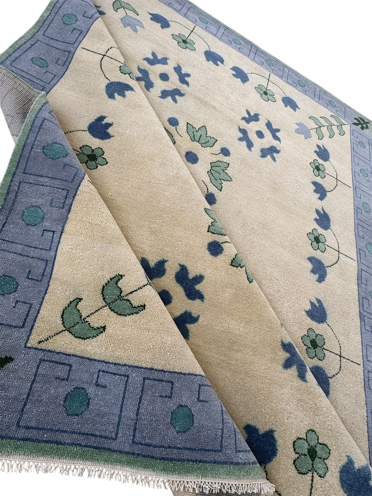 Jennifer Hand Knotted Oushak Rug Hand-Knotted