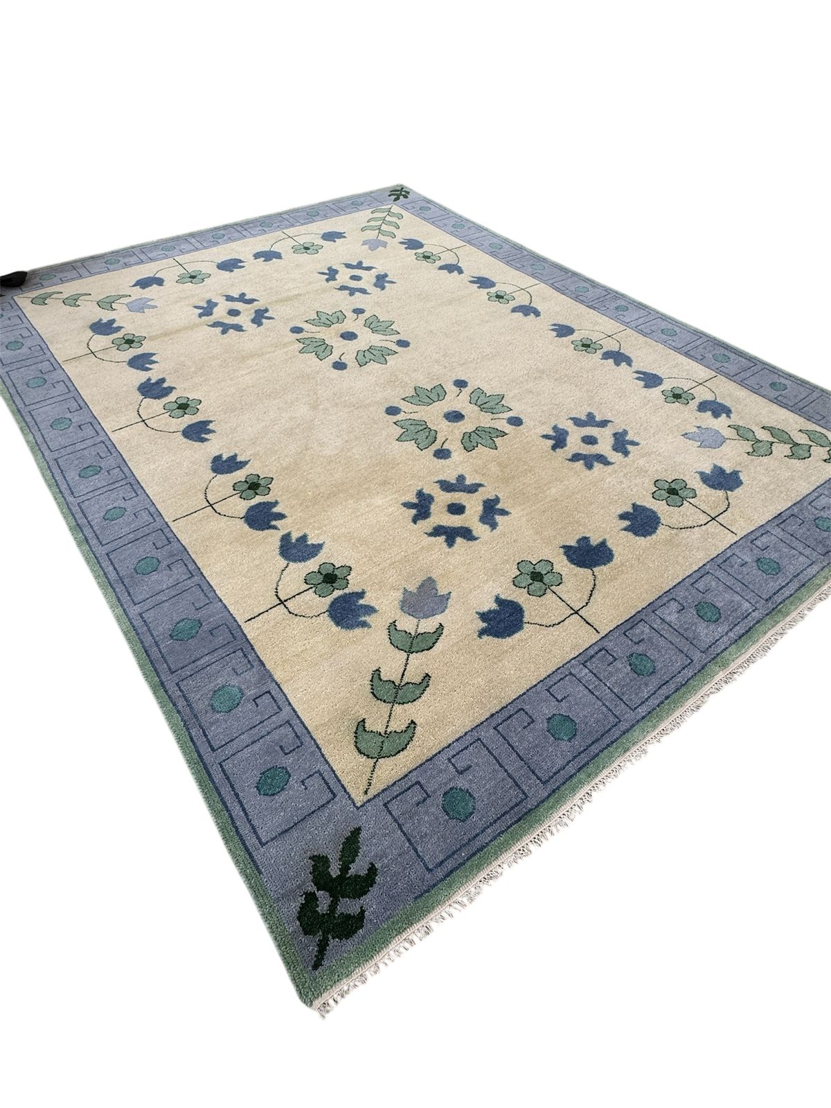 Jennifer Hand Knotted Oushak Rug Hand-Knotted