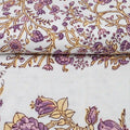 Wild Briar White Linen Fabric by the Yard