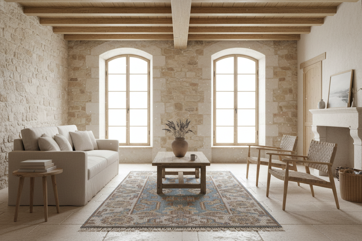 Willow Hand-Knotted Wool Oushak Rug Hand-Knotted