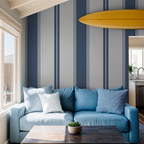 Fletcher Stripe (Blue) Wallpaper