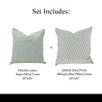 Easy Muted Layers Pillow Cover (Set 2) Bundle