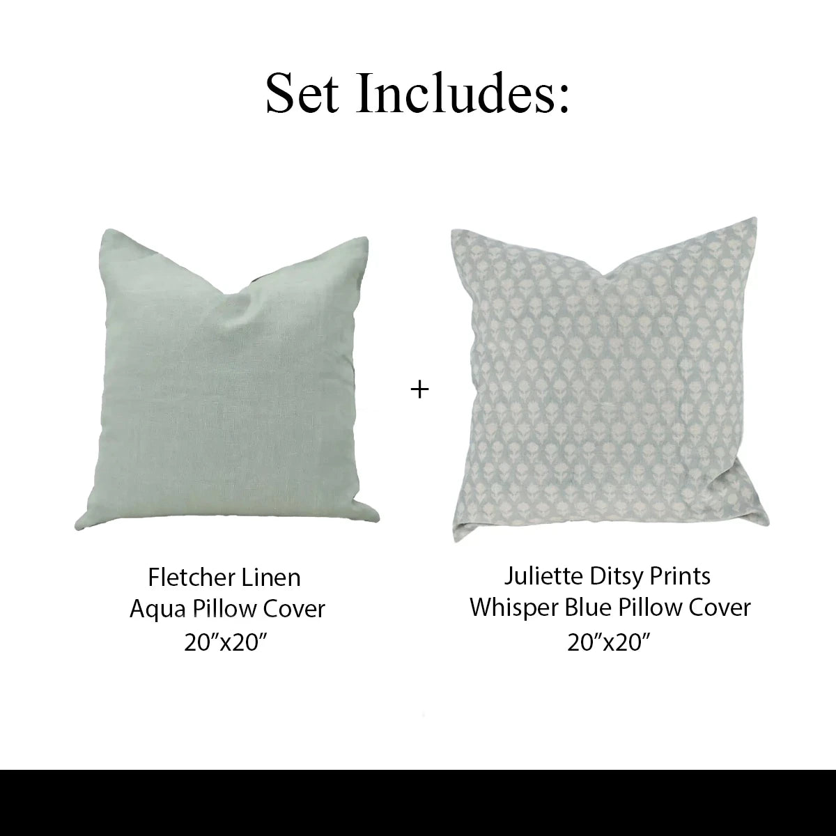 Easy Muted Layers Pillow Cover (Set 2) Bundle