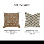 Quiet Blend Pillow Covers (Set 2) Bundle