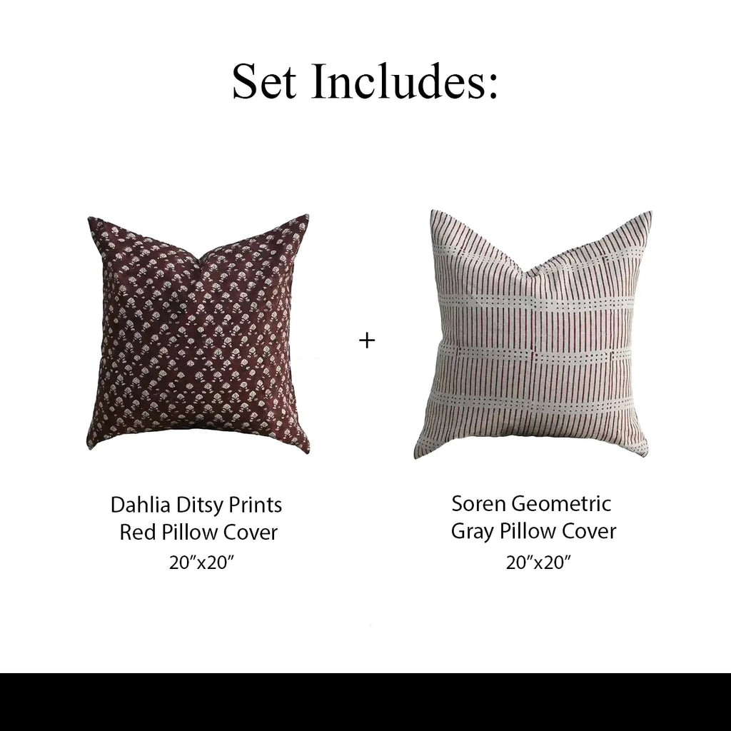 Subtle Forms Pillow Cover (Set 2) Bundle