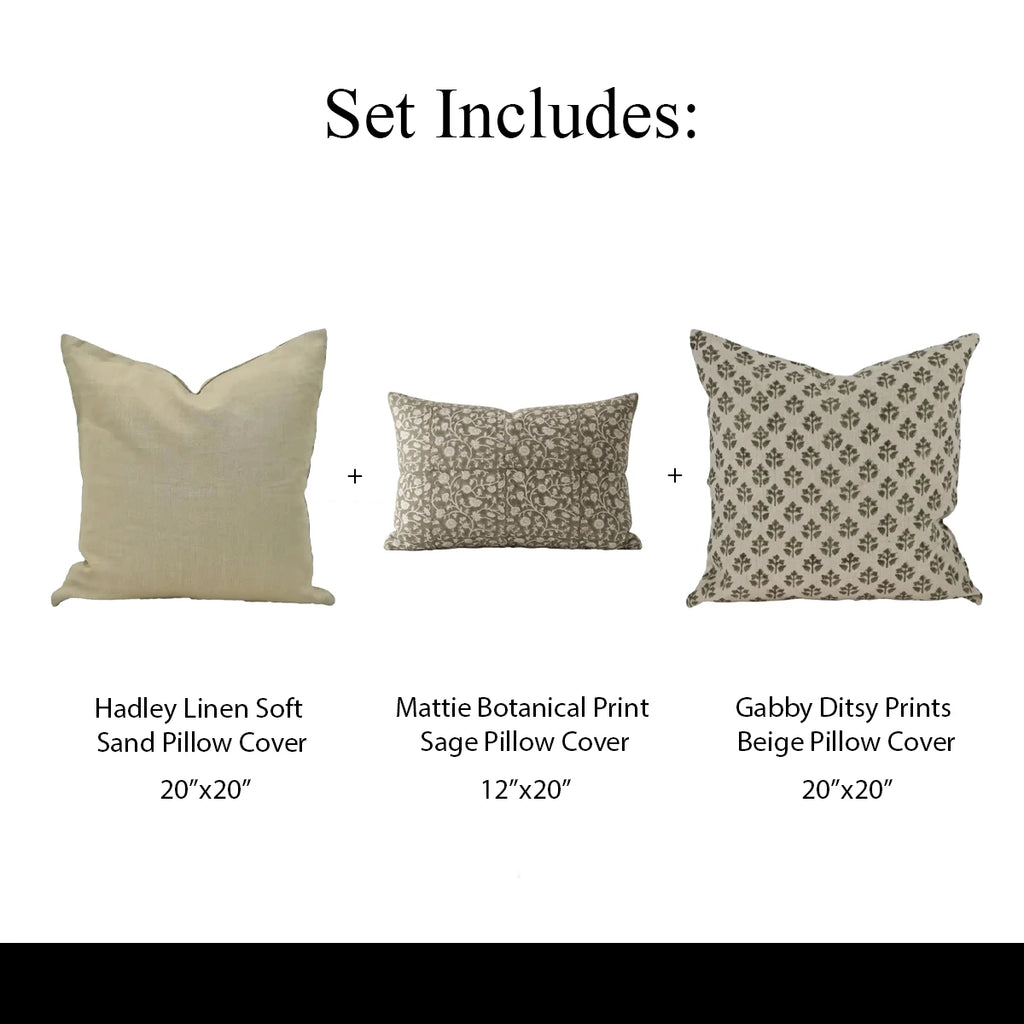 The Balanced Edit Pillow Cover (Set 3) Bundle