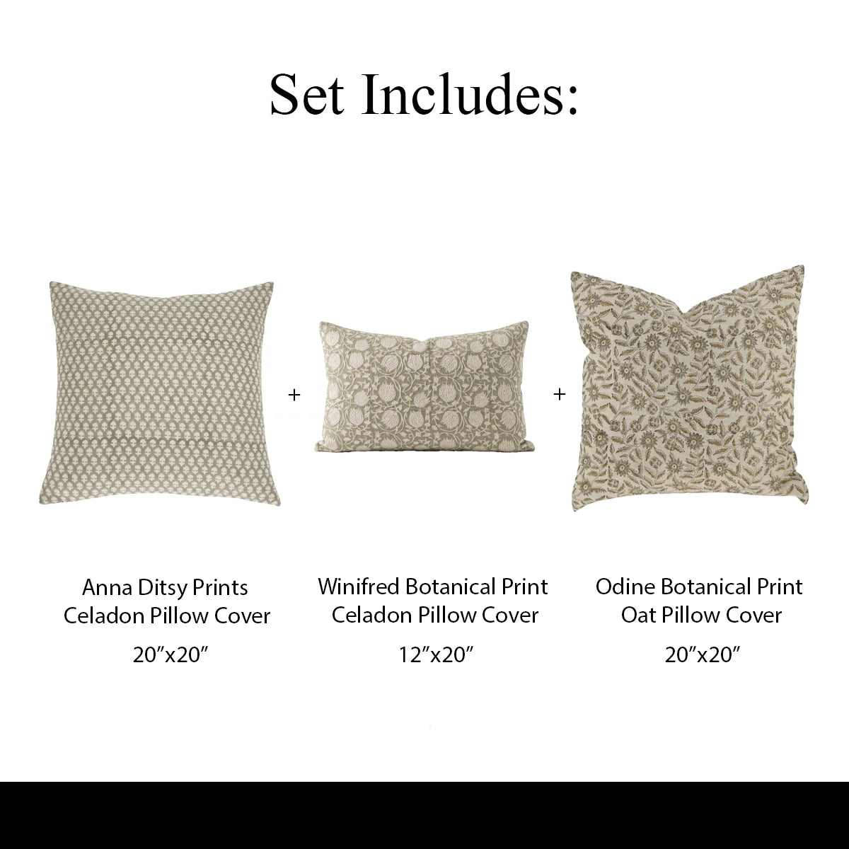 Warm Neutrals Pillow Cover (Set 3) Bundle