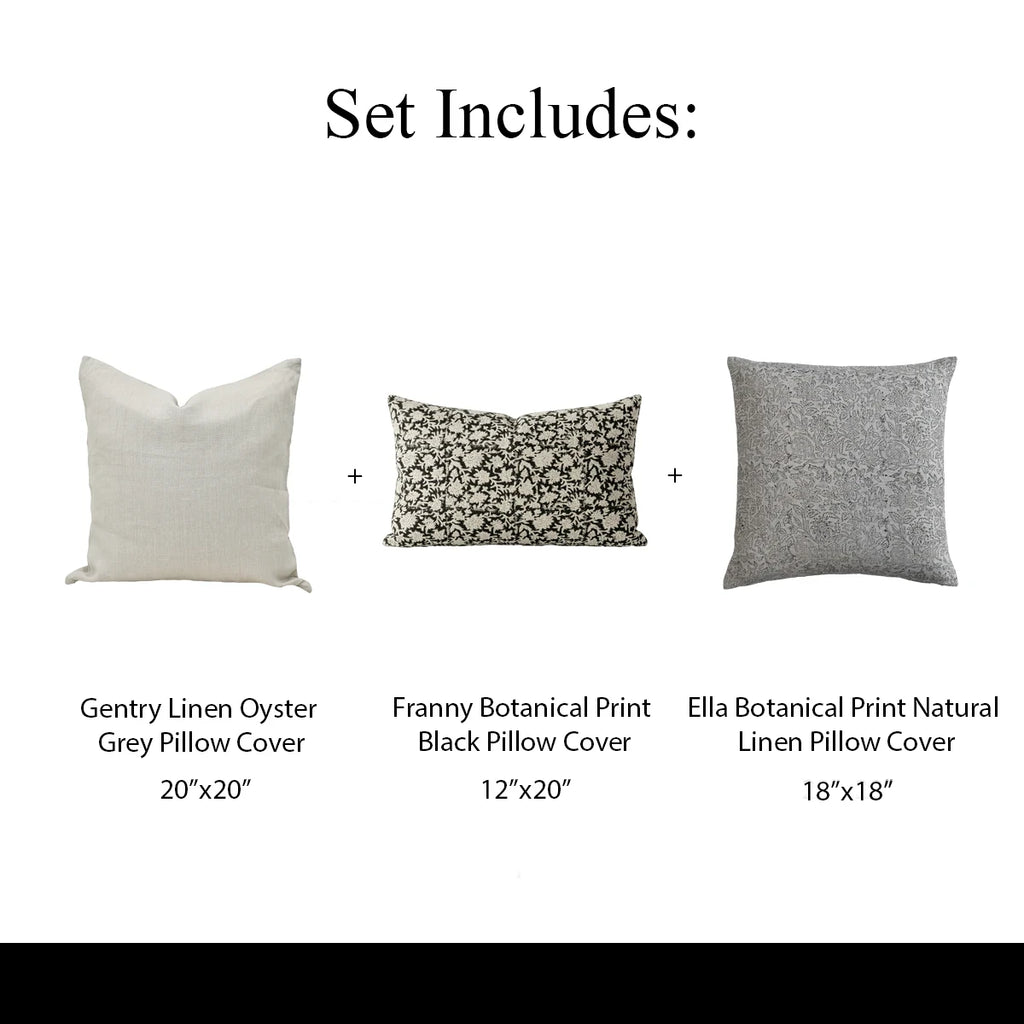 The Natural Order Pillow Covers (Set 3) Bundle
