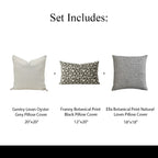 The Natural Order Pillow Covers (Set 3) Bundle