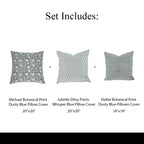 Aqua Form Pillow Cover (Set 3) Bundle