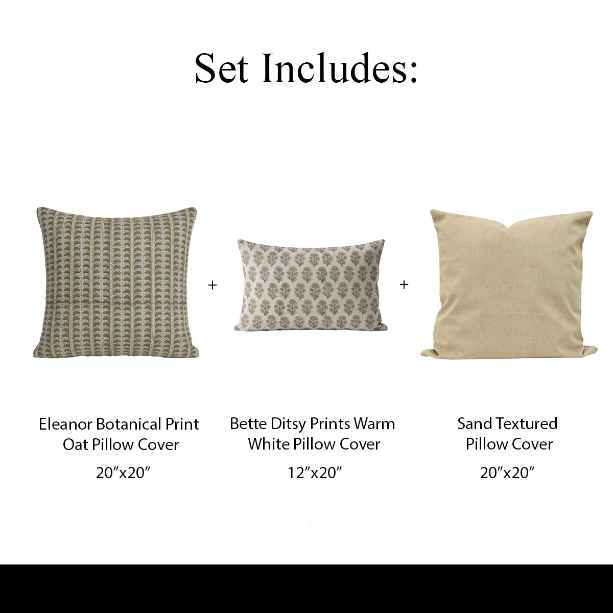 Everyday Layer Pillow Cover (Set 3) Bundle