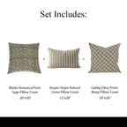 Layered Neutrals Pillow Cover (Set 3) Bundle