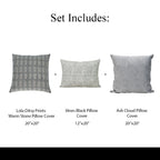 Woven Blends Pillow Covers (Set 3) Bundle