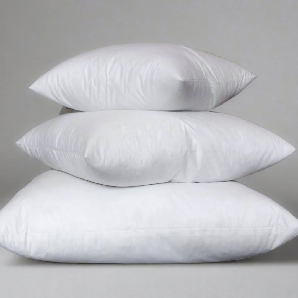 50% Feather, 50% Down Throw Pillow Inserts