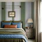 Fletcher Stripe (Green) Wallpaper
