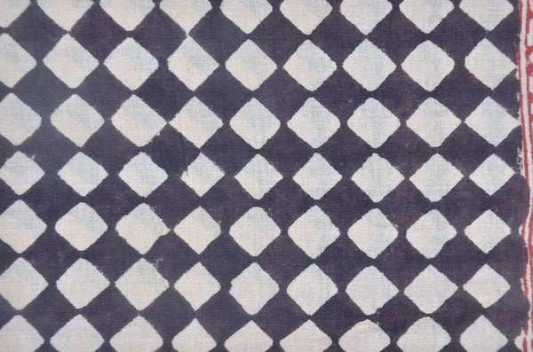 Aviva Block Print Cotton Fabric