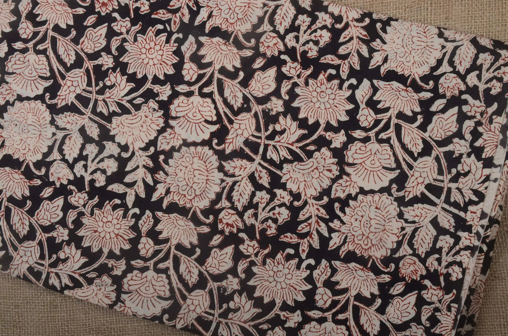 Loki Hand Block Printed Cotton Fabric Cotton Fabric