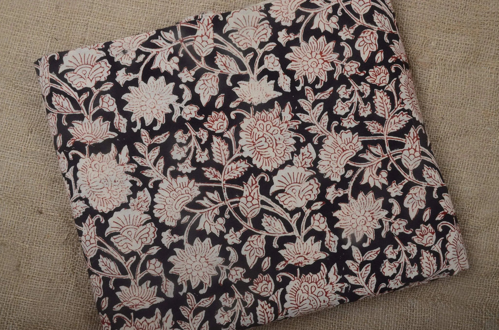 Loki Hand Block Printed Cotton Fabric Cotton Fabric