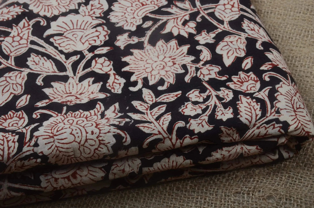 Loki Hand Block Printed Cotton Fabric Cotton Fabric