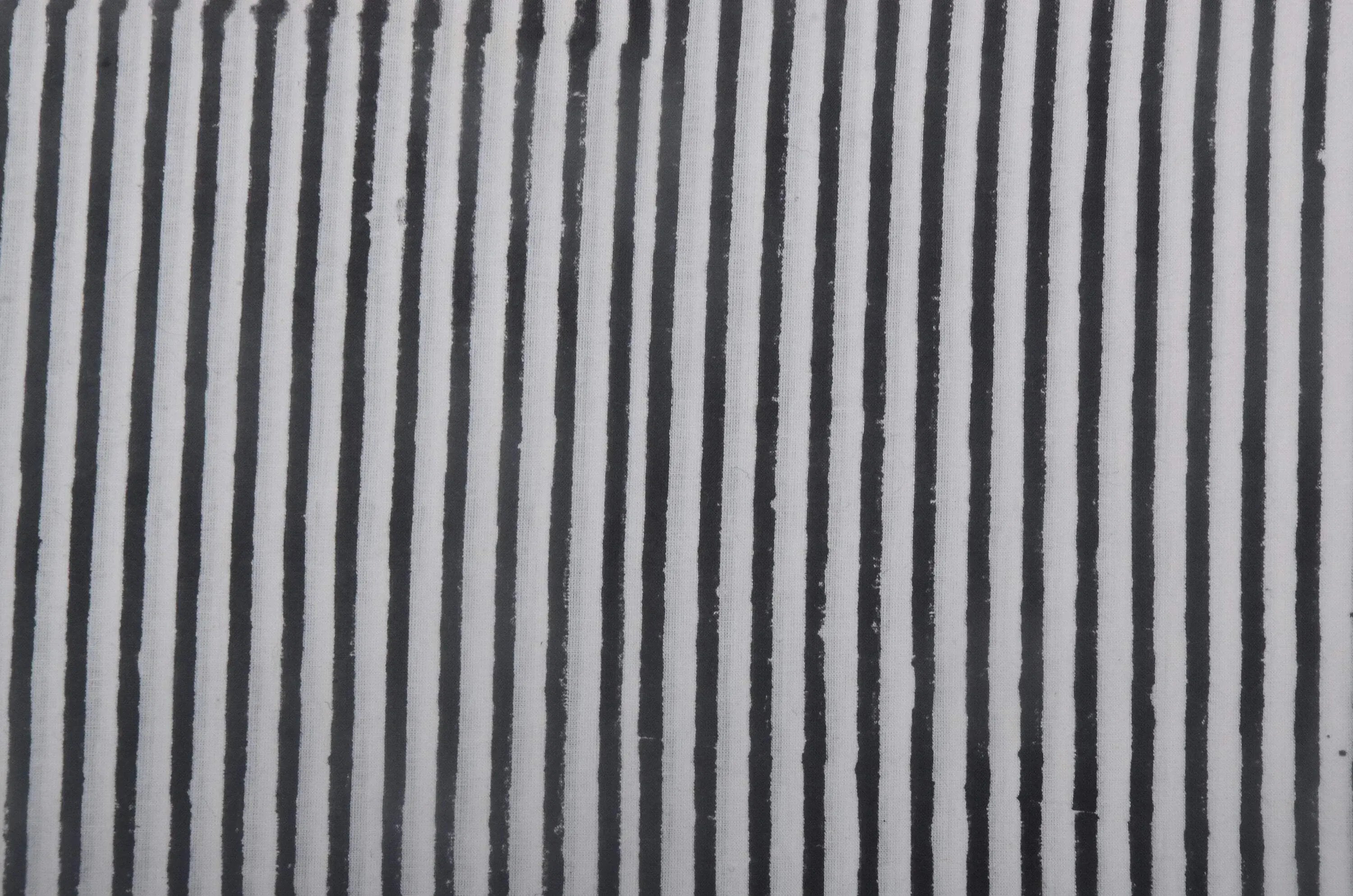 Ross Hand Block Printed Cotton Fabric Yard Black Cotton Fabric