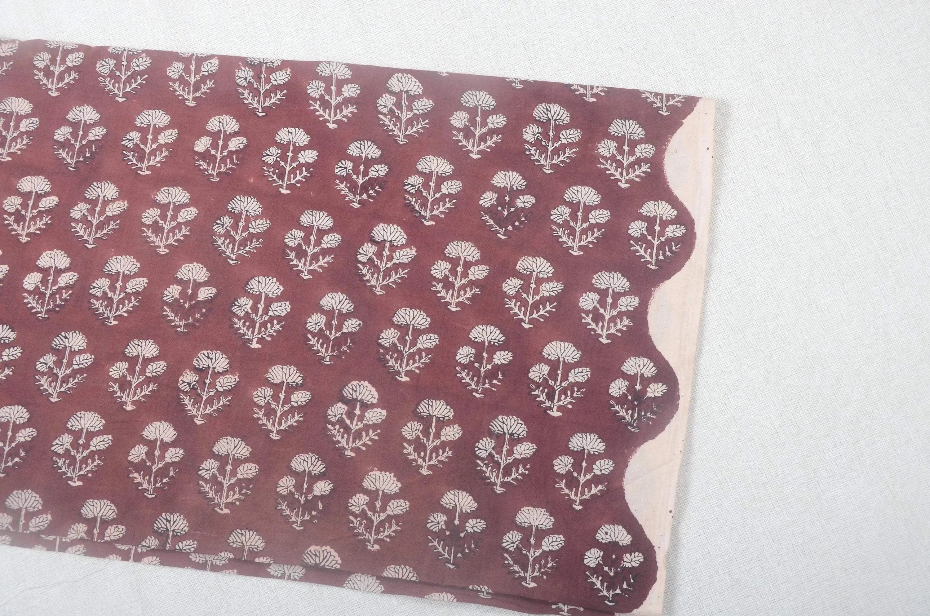 Lunette Hand Block Print Cotton Fabric Cotton Fabric