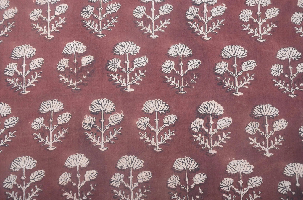 Lunette Hand Block Print Cotton Fabric Cotton Fabric