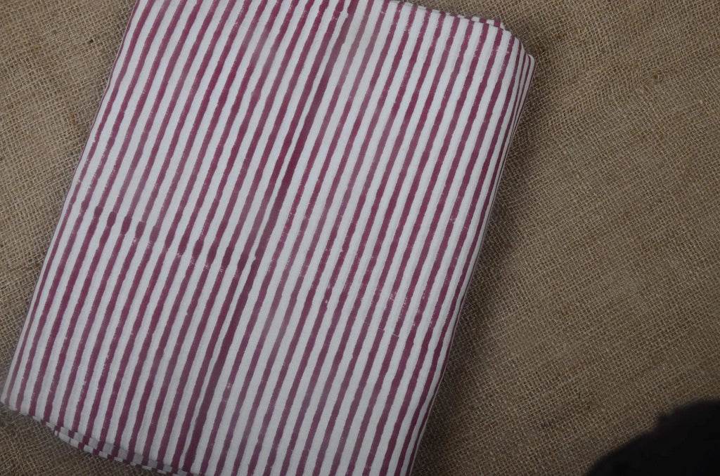 Ross Hand Block Printed Cotton Fabric Cotton Fabric