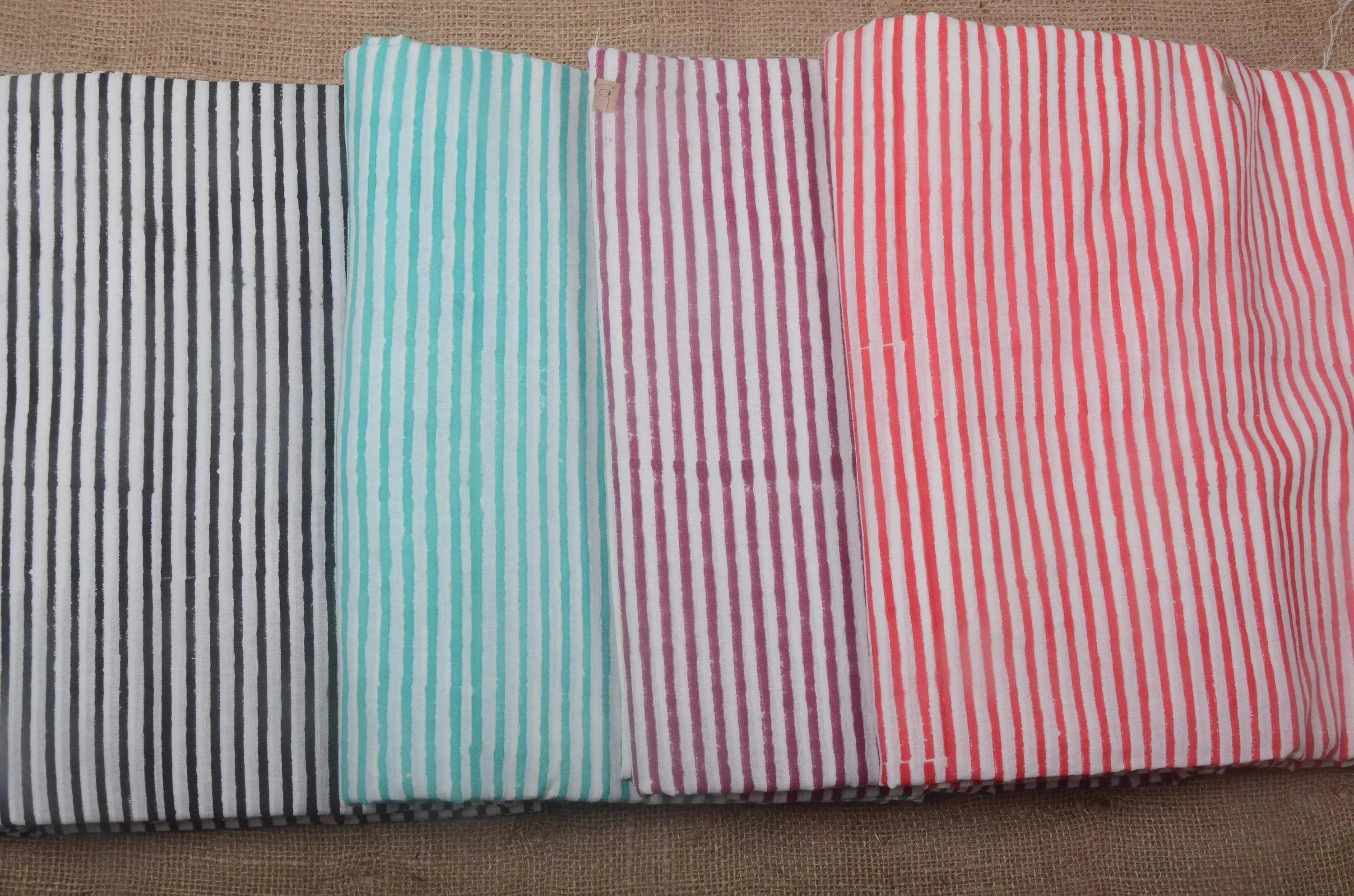 Ross Hand Block Printed Cotton Fabric Cotton Fabric