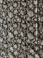 1 Yard Cut Out-Jamia Hand Block Printed Linen Fabric Linen Fabric