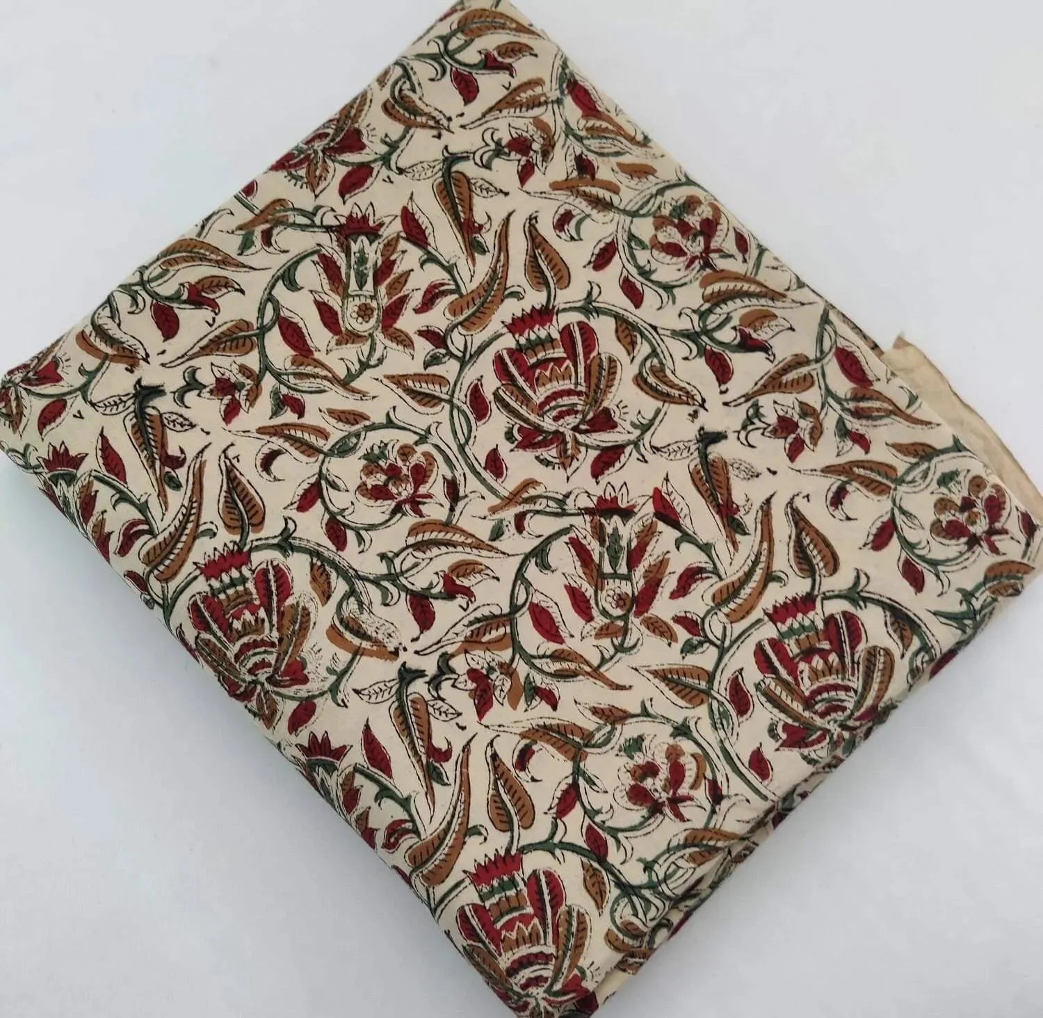 Priya Hand Block Cotton Fabric Cotton Fabric