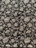 1 Yard Cut Out-Jamia Hand Block Printed Linen Fabric Linen Fabric