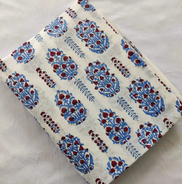 Daria Block Print Cotton Fabric