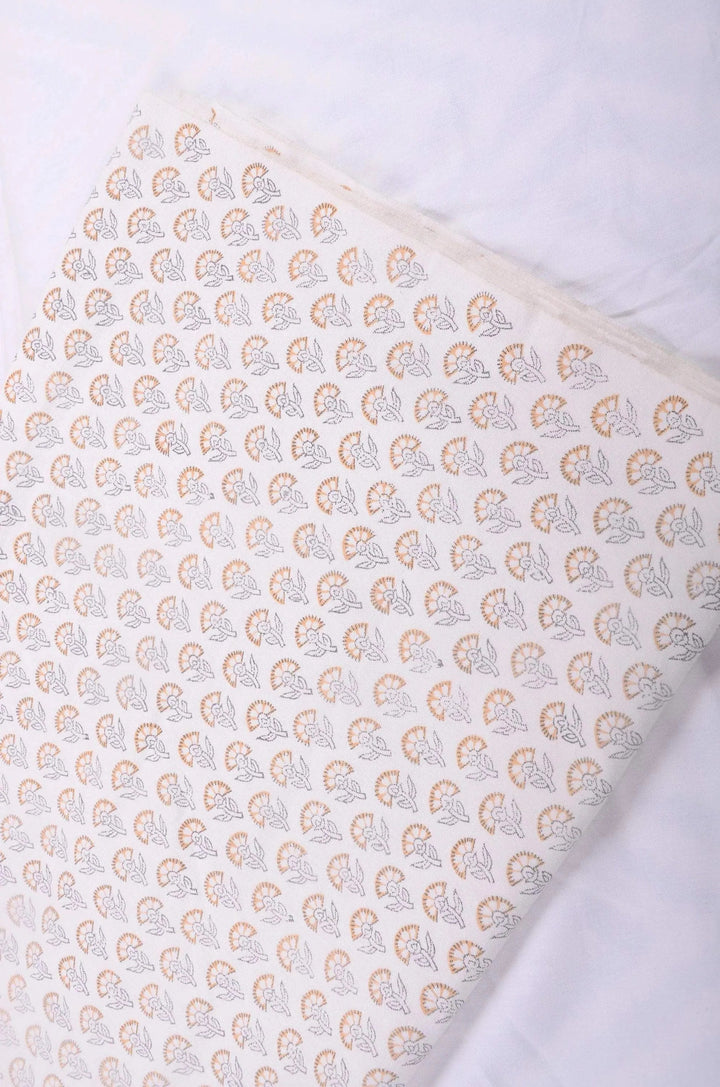 Block Print Cotton Dug Fabric Heavy Cotton Fabric - Maple Village Lane